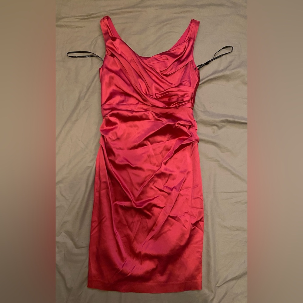 Ivy Blu Elegant Red Sleeveless Dress Size 10